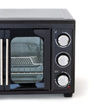 NNEDSZ 30L Air Fryer Convection Pizza Oven w/ rotisserie 360° Food Rotating Option