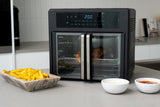 NNEDSZ 25L Air Fryer Convection Oven with 360 Cooking & French Doors