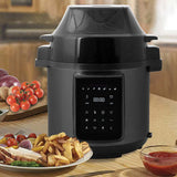 NNEDSZ 6L Air Fryer + Pressure Cooker (Black) Kitchen Appliance