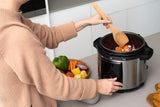 NNEDSZ 6L Air Fryer + Pressure Cooker (Silver) Kitchen Appliance