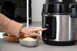 NNEDSZ 6L Air Fryer + Pressure Cooker (Silver) Kitchen Appliance