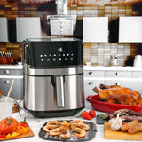NNEDSZ 7L Digital Stainless Steel Air Fryer Kitchen Appliance