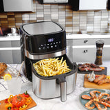 NNEDSZ 7L Digital Stainless Steel Air Fryer Kitchen Appliance
