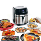 NNEDSZ 7L Digital Stainless Steel Air Fryer Kitchen Appliance