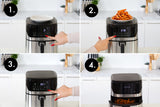 NNEDSZ 7L Air Fryer Wiz w/ Built-In Scale, 200C, 9 Cooking Programs