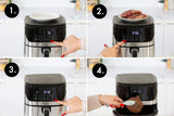 NNEDSZ 7L Air Fryer Wiz w/ Built-In Scale, 200C, 9 Cooking Programs