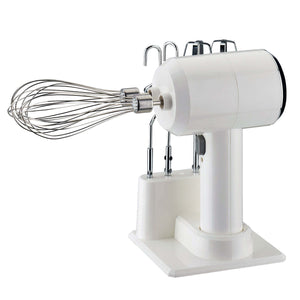 NNEDSZ 20cm Cordless Hand Mixer w/ Stand for Home Cooking & Baking