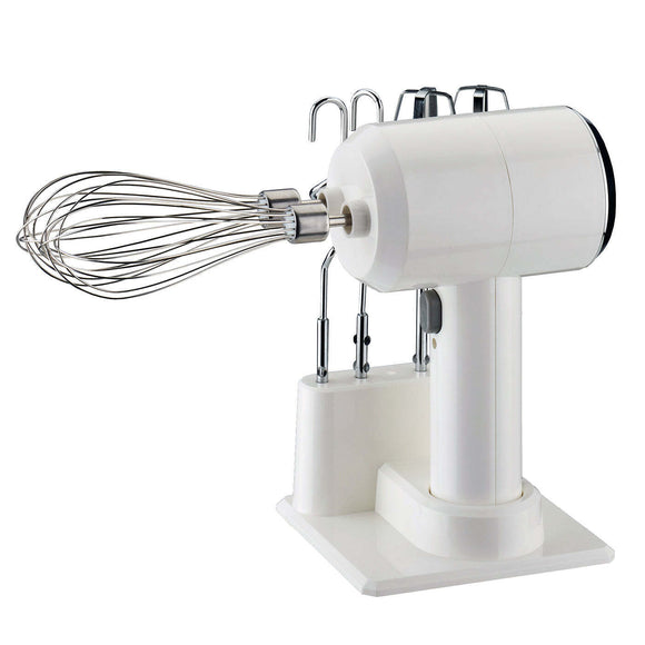 NNEDSZ 20cm Cordless Hand Mixer w/ Stand for Home Cooking & Baking