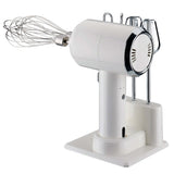 NNEDSZ 20cm Cordless Hand Mixer w/ Stand for Home Cooking & Baking