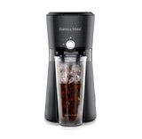 NNEDSZ Digital Iced Coffee Maker w/ 10oz, Reusable Cup & Straw Included