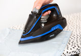 NNEDSZ Cordless Steam Iron w/ Ceramic Soleplate, 360 degree Charging Base, Self-Cleaning