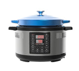 NNEDSZ 6.5L Smart Digital Dutch Oven w/ 8 Cook Settings, Stainless Steel