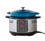 NNEDSZ 6.5L Smart Digital Dutch Oven w/ 8 Cook Settings, Stainless Steel