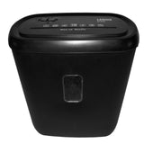 NNEDSZ 10 Sheet Cross Cut Paper Shredder Machine (Black) 21L Capacity