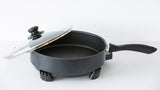 NNEDSZ Non-stick Electric Skillet Fry Pan with 5 Temperature settings
