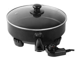 NNEDSZ Non-stick Electric Skillet Fry Pan with 5 Temperature settings