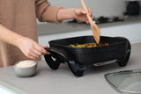 NNEDSZ Stone Electric Fry Pan for Cooking, 7.2L Capacity, Non-Stick