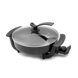 NNEDSZ Electric Fry Pan with Cooking Divider, 3.5L Capacity, Non-Stick