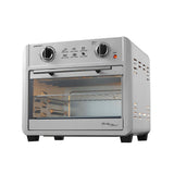 NNEDSZ 23L Air Fryer Oven + 3 Cooking Accessories (Silver) 23L Capacity