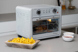 NNEDSZ 23L Air Fryer Oven + 3 Cooking Accessories (Silver) 23L Capacity