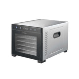NNEDSZ Stainless Steel Food Dehydrator with Large Capacity 6 Trays