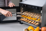 NNEDSZ Stainless Steel Food Dehydrator with Large Capacity 6 Trays