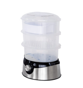 NNEDSZ 3 Tier Food Steamer with Stainless Steel Base