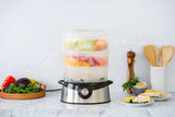 NNEDSZ 3 Tier Food Steamer with Stainless Steel Base