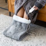 NNEDSZ Plush flannel fleece Foot Warmer with 4 Temperature Settings