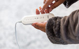 NNEDSZ Plush flannel fleece Foot Warmer with 4 Temperature Settings