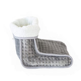 NNEDSZ Plush flannel fleece Foot Warmer with 4 Temperature Settings