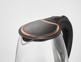 NNEDSZ 1.8 Litre Glass Kettle with 360 degrees Rotational Base