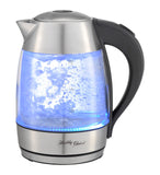 NNEDSZ 1.7 Litre Glass Kettle with 360 degrees Rotational Base