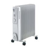 NNEDSZ 11-Fin Oil Column Heater 2400W w/ 3 Heat Settings & Wheels