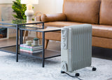 NNEDSZ 11-Fin Oil Column Heater 2400W w/ 3 Heat Settings & Wheels