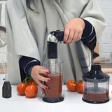 NNEDSZ Cordless Stick Hand Blender & Mixer 700ml w/ Kitchen Accessories