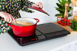 NNEDSZ Double Induction Cooker w/ 2 Plates, 240C, 1000- 1400W