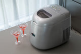 NNEDSZ 15kg Ice Cube Maker with Large Capacity Freeze Ice in 8 Mins