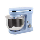 NNEDSZ 1200W Mix Master 5L Kitchen Stand (Blue) w/ Bowl/ Whisk/ Beater