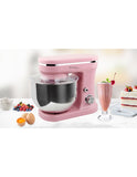 NNEDSZ 1200W Mix Master 5L Kitchen Stand (Pink) w/ Bowl/ Whisk/ Beater