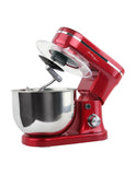 NNEDSZ 1200W Mix Master 5L Kitchen Stand (Red) w/ Bowl/ Whisk/ Beater