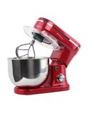 NNEDSZ 1200W Mix Master 5L Kitchen Stand (Red) w/ Bowl/ Whisk/ Beater