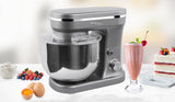 NNEDSZ 1200W Mix Master 5L Kitchen Stand (Titanium) w/ Whisk & Beater