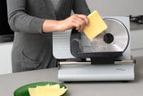 NNEDSZ Premium Electric Food Slicer, Cuts Meat, Cheese, & Bread