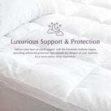 NNEDSZ Hypoallergenic, Antibacterial w/ 100% Microfiber filling Mattress Topper - KING