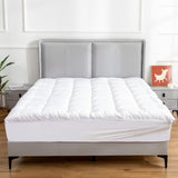 NNEDSZ Hypoallergenic, Antibacterial w/ 100% Microfiber filling Mattress Topper - QUEEN