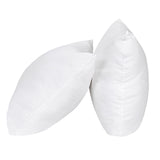 NNEDSZ 100 Percent Cotton Pillow Cover with 800g Poly Fill,  Hypoallergenic, Antibacterial, and Cooling Technology  2 PK