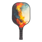 NNEDSZ Pickleball Set with 6 Aerodynamic Balls and 2 Fiberglass Paddles