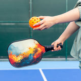 NNEDSZ Pickleball Set with 4 Paddles, 6 Balls, Net, and Carry Bag