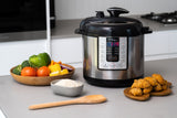 NNEDSZ 6L Electric Slow & Pressure Cooker (Silver) 8 Programs, 1000W